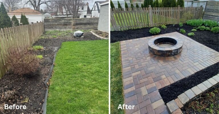 Completed Patio and Project in Kenilworth - Landscaping
