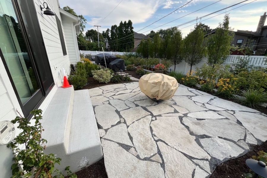 Flagstone Patio Park Ridge  - Landscaping