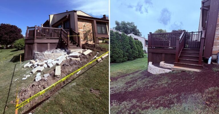 Hardscape Retaining Wall in Chicago - Landscaping