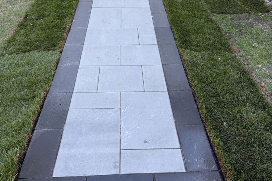 Hardscape Walkway Stone Northfield - Landscaping