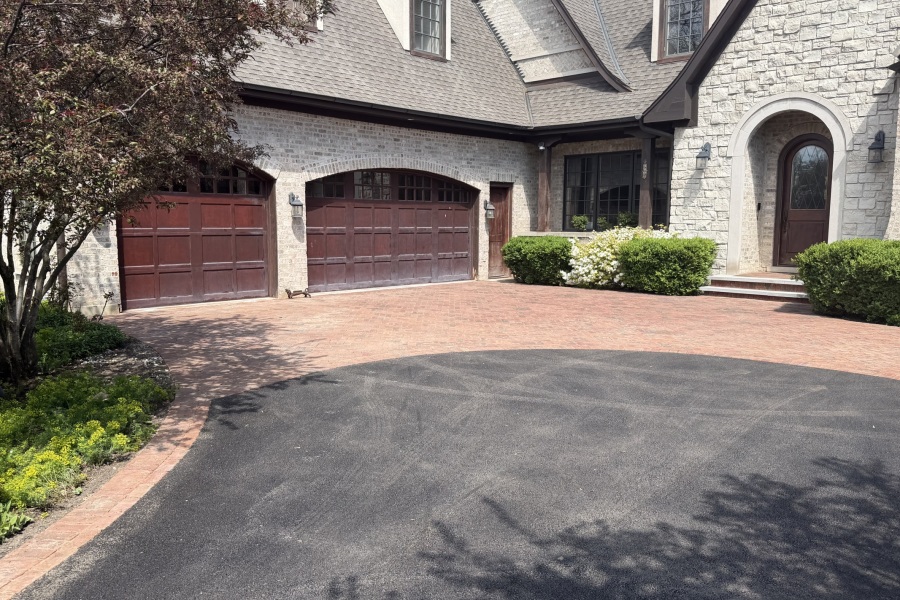 Driveway with Paving in Northbrook - Landscaping