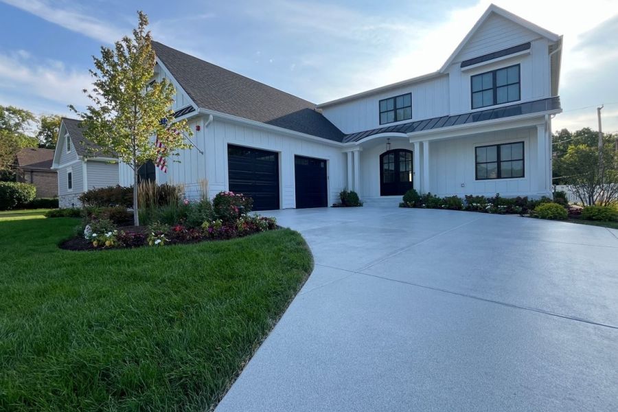 Hardscape Driveway Paving and Steps in Arlington Heights - Landscaping