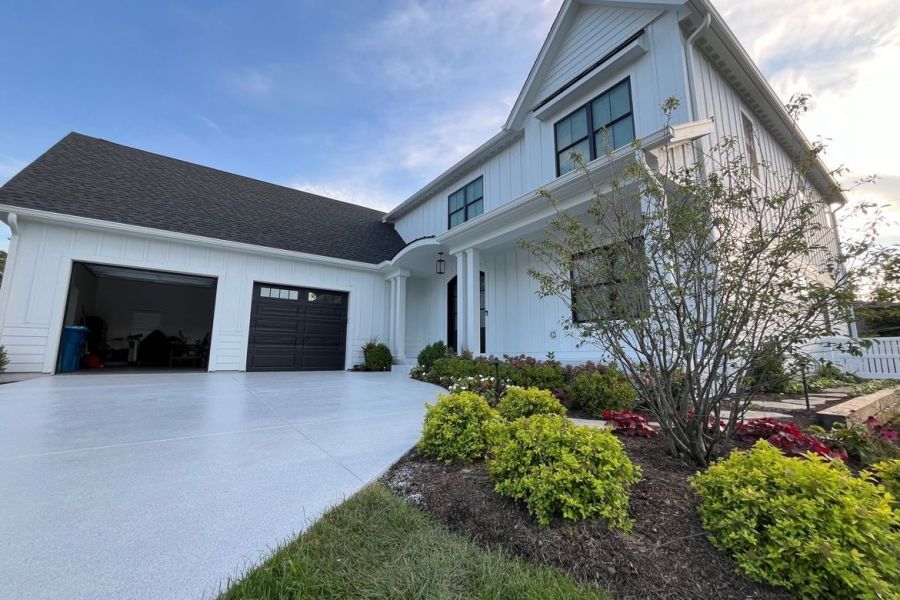 Hardscape Driveway Paving and Steps in Arlington Heights - Landscaping
