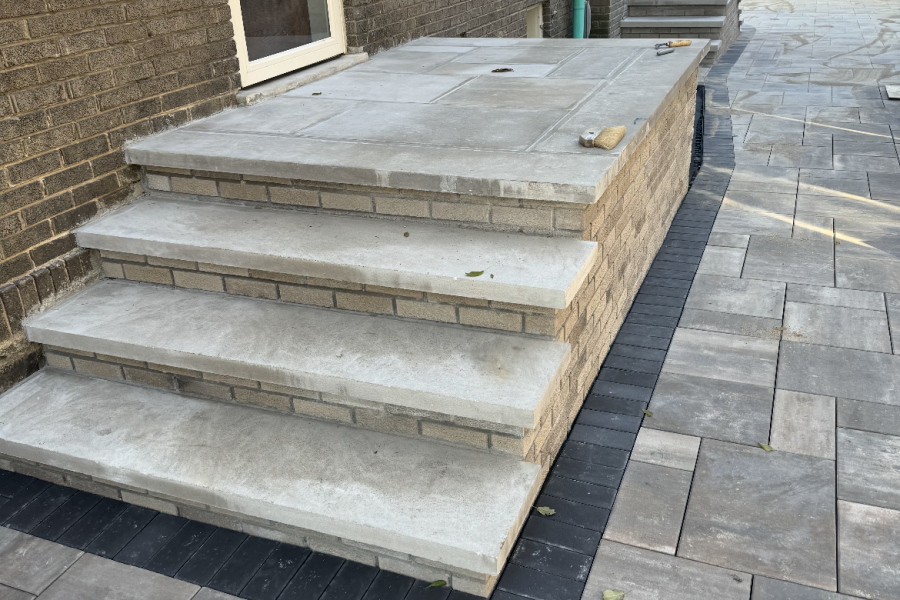 Steps in Park Ridge - Landscaping