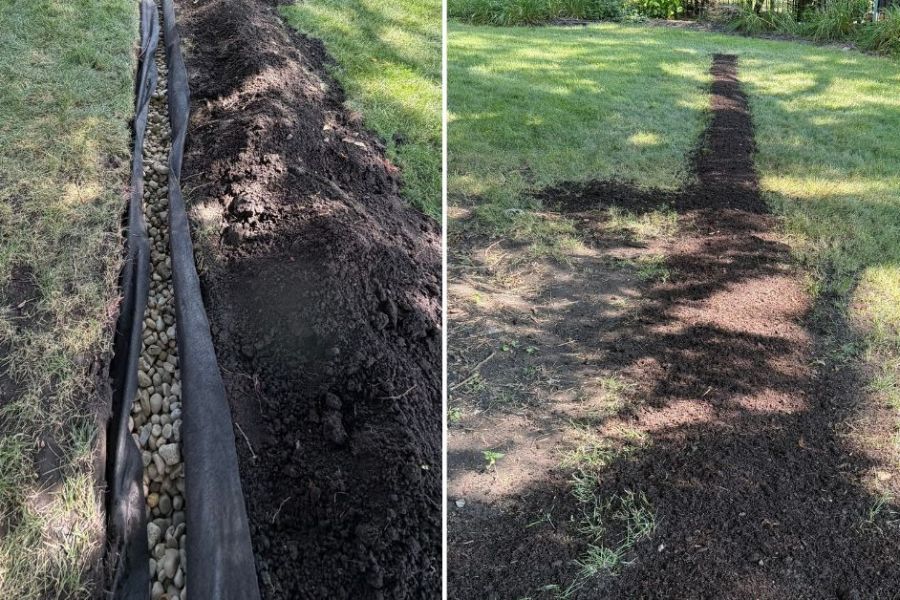 Drainage in Harwood Heights - Landscaping
