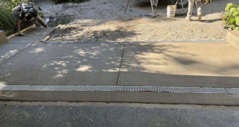 Drainage Channel Drain in Riverwoods - Landscaping