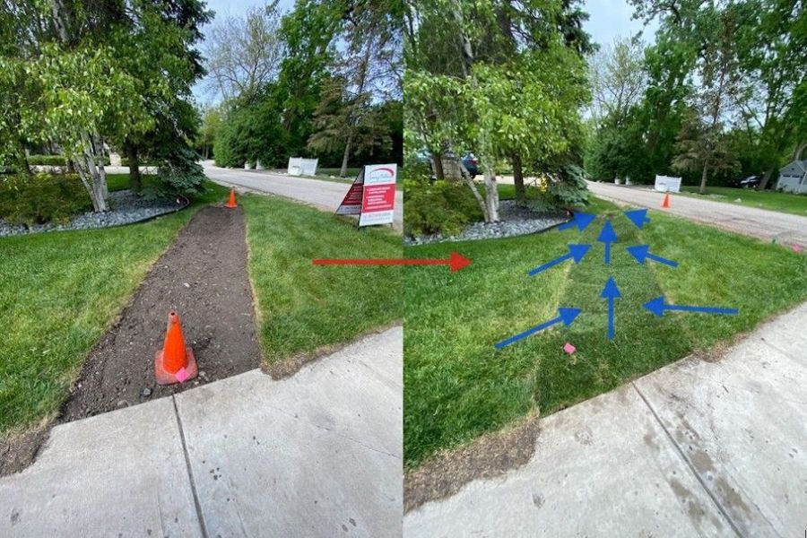 Drainage Grading / Glenview  - Landscaping