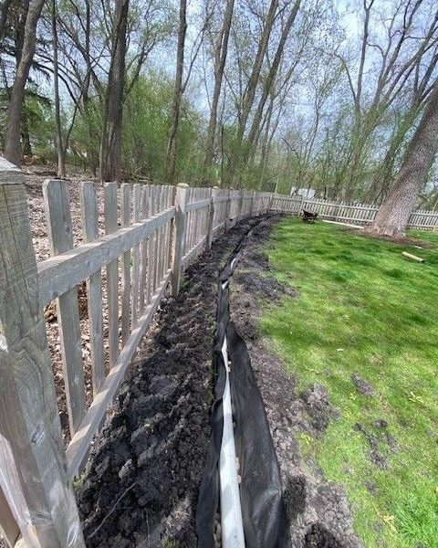 Drainage River Rock / Park Ridge  - Landscaping