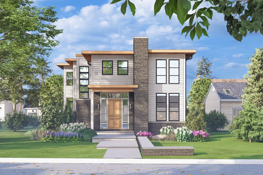 Custom Landscape Design Rendering and 3D Visualization - Landscaping