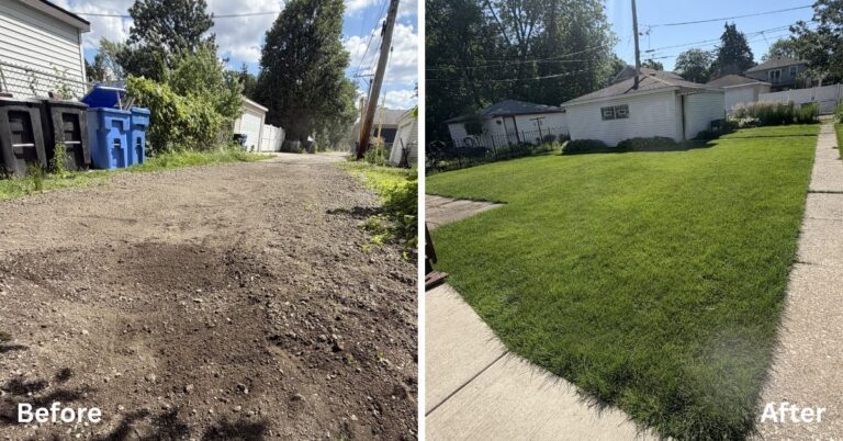 Landscape Installation in Evanston - Landscaping