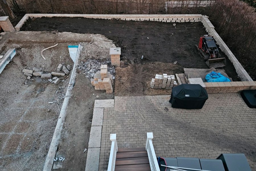 Winnetka Pool Removal Project - Landscaping