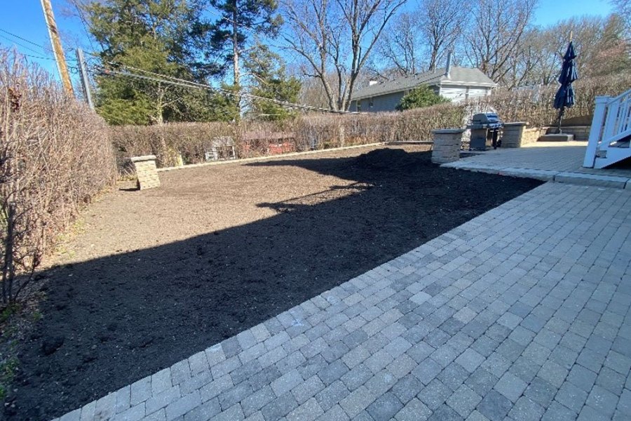 Winnetka Pool Removal Project - Landscaping